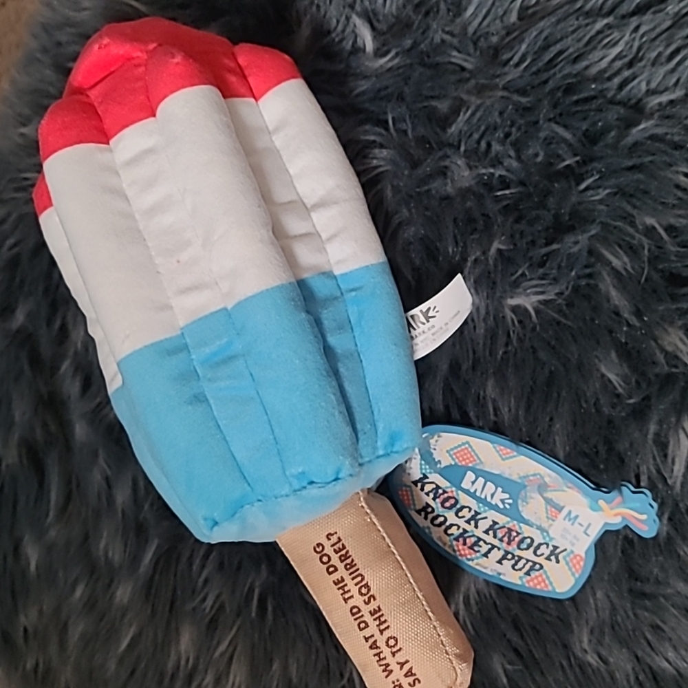 Barkbox Knock Knock Rocket Pup NWT Toy